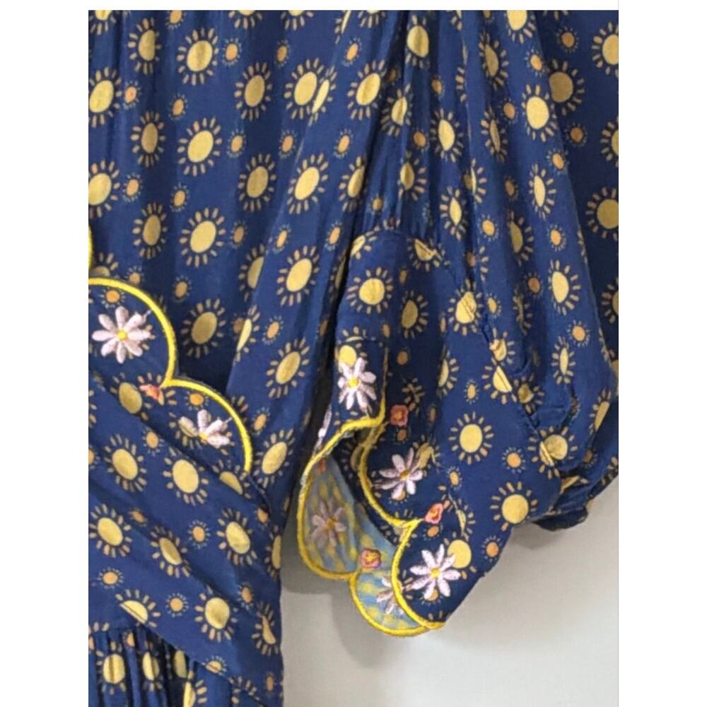 Celia B by Anthropologie Andromeda Dress in Blue Size Large - Picture 6 of 9